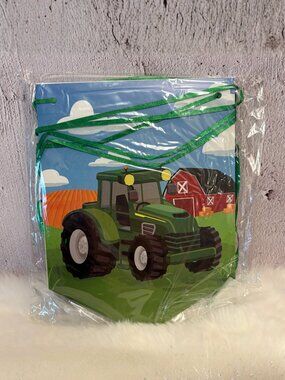 Tractor Farm Equipment Theme Birthday Party Decorations Set 32PCS  (SKU: 121MI)